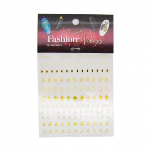 Fashion Sticker Diamond Gold