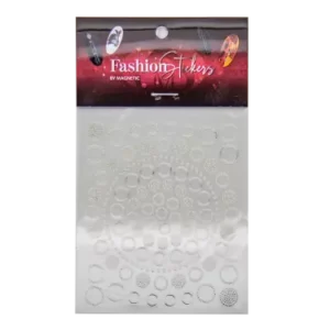 Fashion Sticker Circles Silver